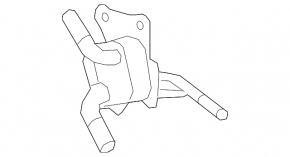 Lexus ES250 ES300h 19-26 Automatic Transmission Oil Cooler