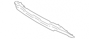 Lower rear bumper trim Hyundai Santa FE 21-23 XRT, graphite structure, scratches