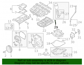 Oil filter valve for Audi A5 F5 21-25 MHEV