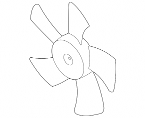 Cooling Fan Impeller Left Mitsubishi Outlander Sport ASX 10- 2.0