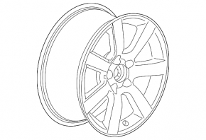 Wheel disk R17 x 8J ET42 5*115 Cadillac ATS 13-type 1, curb