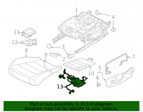 Wiring for the back of the driver's seat VW Taos 22-25