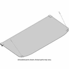 Chevrolet Bolt EUV 22-23 black trunk shelf