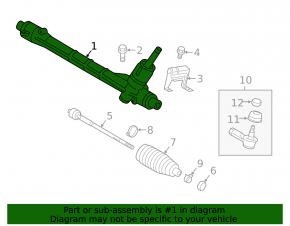 Steering rack Mitsubishi Eclipse Cross 18-