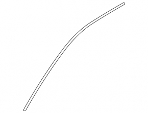 Upper front right door molding for Audi E-Tron 19-23 chrome