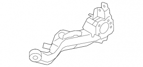 Rear left axle trunnion for Nissan Rogue 08-15