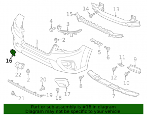 Tow Hook Plug Front Bumper Subaru Forester 19-21 SK