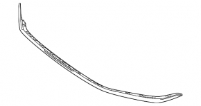 Nissan Leaf 19-22 front bumper lip