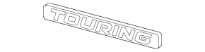 Honda Accord 23-26 chrome trunk lid emblem "TOURING"