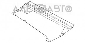 Left underbody protection for Audi Q5 80A 18-24