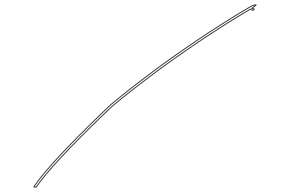 Upper door molding front right Kia Niro 23 - chrome