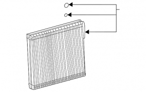 Toyota Highlander 20-23 hybrid evaporator