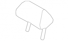 Headrest 2nd row right Hyundai Ioniq 17-19 beige leather