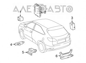 Computer Smart Key Lexus RX350 RX450h 10-15