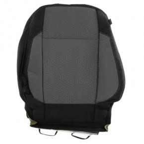 Ford Escape MK3 17-19 driver's seat without airbag, black and gray cloth, electric, dry-cleanable