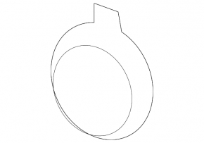 Mazda CX-5 13-16 Front Bumper Tow Hook Cap