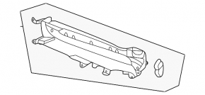 Right radiator deflector blinds for the Porsche Taycan 2025-26
