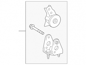 Rear Engine Mount Lexus RX350 10-15