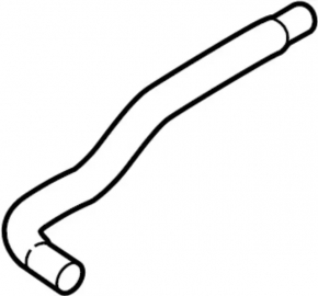 Radiator pipe intercooler left Infiniti Q50 16-24 3.0T first
