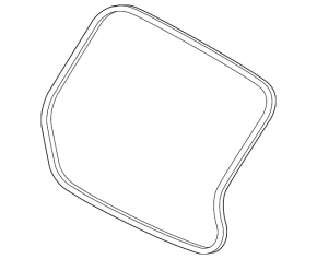 Rubber seal for tailgate Volvo XC40 19-25