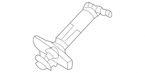Headlight washer nozzle left Audi A6 C8 19-