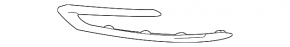 Right front bumper molding for Lexus RX350 RX500h 23-26 Japan built, F Sport