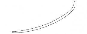 VW Passat b8 16-19 trunk lid spoiler USA