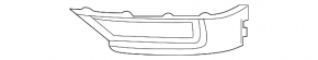 Right fog light frame VW Tiguan 18 - structure