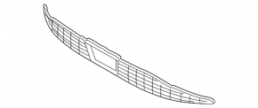 Lower grille front bumper Nissan Murano z52 19-