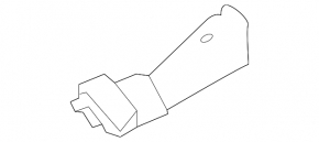 Hood hinge trim right Infiniti QX30 17-