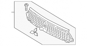 Mitsubishi Outlander 10-13 grille