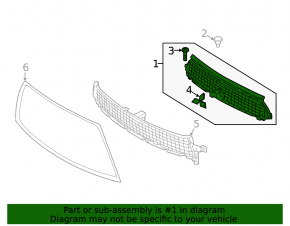 Mitsubishi Outlander 10-13 grille