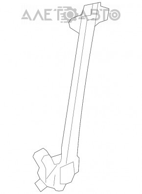 Window lifter with motor rear right Honda Civic 4d 06-09