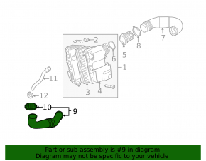 Air intake Audi Q7 4L 10-15