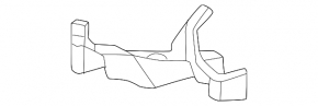 Right fog light mount for Lexus LX 22-26