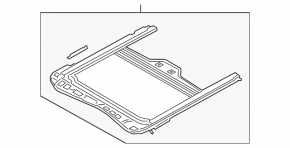 Hatch mechanism frame Kia Forte 19-24