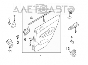 Front Right Window Regulator Subaru Impreza WRX GH 08-14