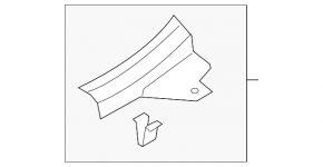 Door sill trim rear right inner Hyundai Veloster 12-17