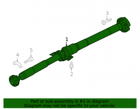 Driveshaft driveshaft long Porsche Panamera 10-16 AWD