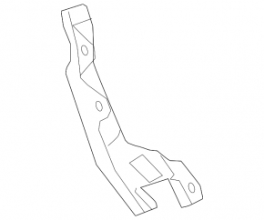 Rear bumper bracket right Mercedes W213 E 17-23 AMG pkg