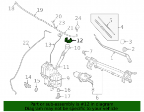 Mazda 3 Washer Reservoir Neck Bracket 19-