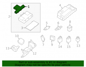 Ford Edge 15- Underhood Fuse Box Cover