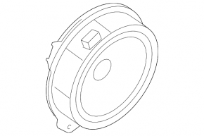 Lincoln MKC 15 rear right speaker