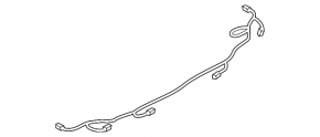 Ford Fusion mk5 19-20 rear bumper wiring for parking sensors, missing main and parking sensor components