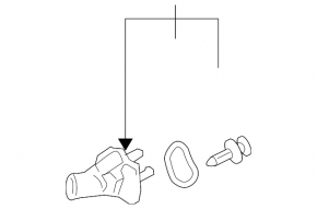 Thermostat housing Mazda 3 09-13 2.3, 2.5