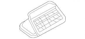 Air duct deflector center console Volkswagen ID.4 21-23 with USB hub