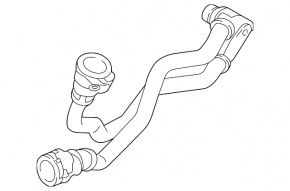 Cooling pipes for automatic transmission BMW F30 17-18 B46