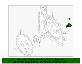 Cooling system resistor Kia Optima 11-13