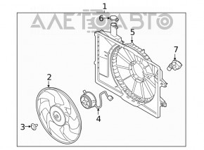 Cooling system resistor Kia Optima 11-13