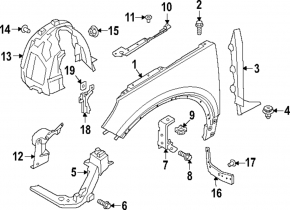 Arch protection side right Polestar 2 21-